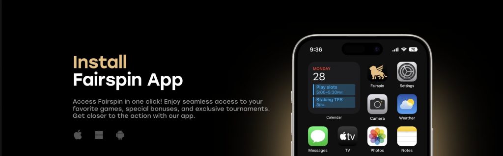fairspin install app
